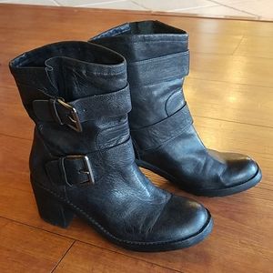 EUC Sam Edelman Black 2 Buckle Booties  7